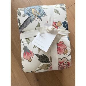 New Pottery Barn Bloom King Sateen Shams Set 2 Ivory